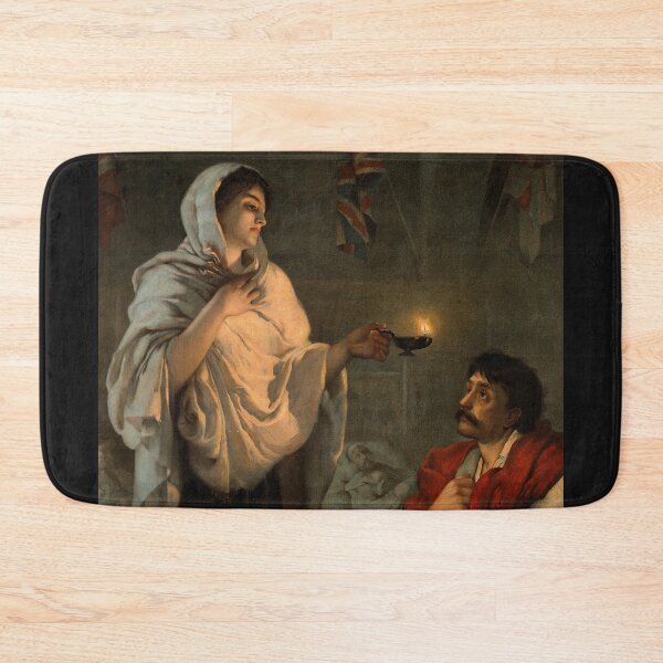 Item preview, Florence Nightingale, The Lady with the Lamp - Henrietta Rae designed and sold by forgottenbeauty.