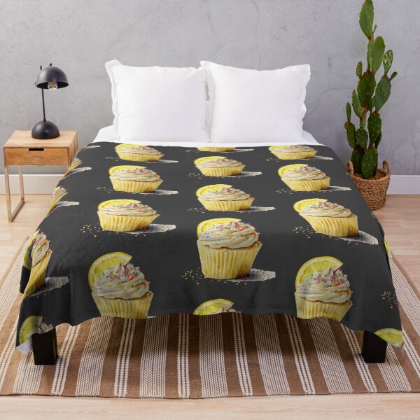Item preview, Lemon cupcake with sprinkles designed and sold by MendaciousMina.