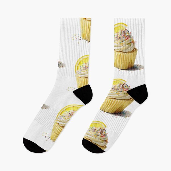 Item preview, Lemon cupcake with sprinkles designed and sold by MendaciousMina.