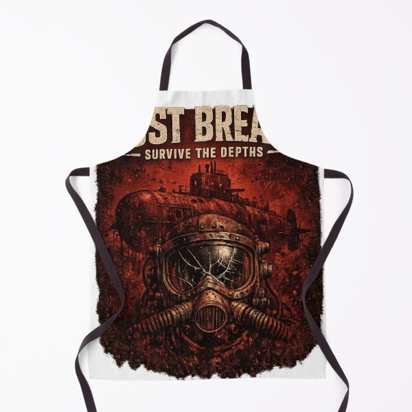 Item preview, Rust Breath – Survive The Depths | Dark Deep Sea Horror Artwork designed and sold by LatestDesign95.