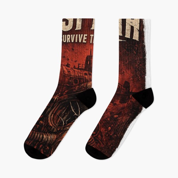 Item preview, Rust Breath – Survive The Depths | Dark Deep Sea Horror Artwork designed and sold by LatestDesign95.