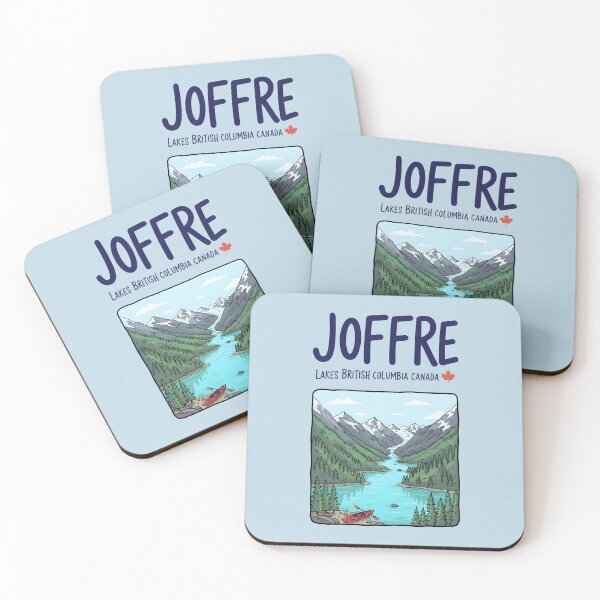 Item preview, Joffre Lakes British Columbia Canada Cute Colorful Landscape  designed and sold by HowToCanadian.