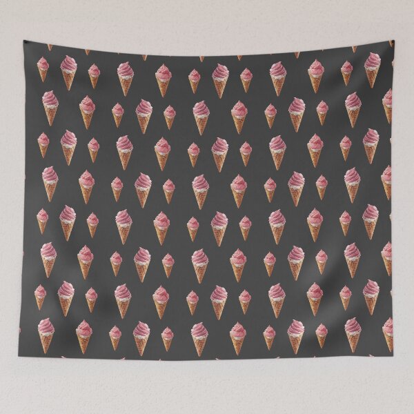 Item preview, Mini Pink and white ice cream cones. sticker pack designed and sold by MendaciousMina.