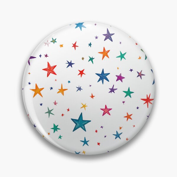 Item preview, Rainbow Star Explosion Saint Valentine's Day - Cute Kawaii Cosmic Sparkle Art Print designed and sold by DesignArtist.ia.