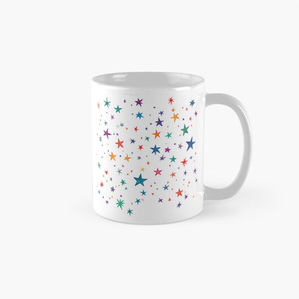 Item preview, Rainbow Star Explosion Saint Valentine's Day - Cute Kawaii Cosmic Sparkle Art Print designed and sold by DesignArtist.ia.