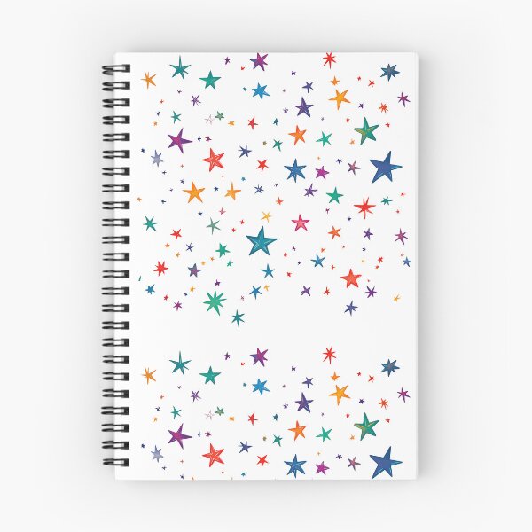 Item preview, Rainbow Star Explosion Saint Valentine's Day - Cute Kawaii Cosmic Sparkle Art Print designed and sold by DesignArtist.ia.