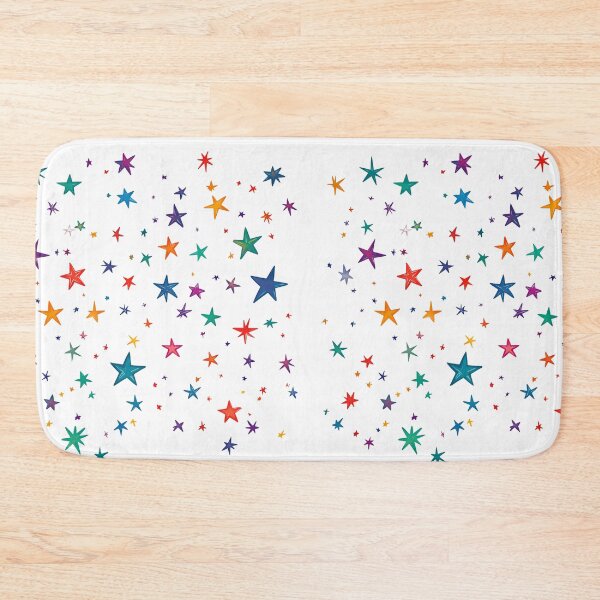 Item preview, Rainbow Star Explosion Saint Valentine's Day - Cute Kawaii Cosmic Sparkle Art Print designed and sold by DesignArtist.ia.