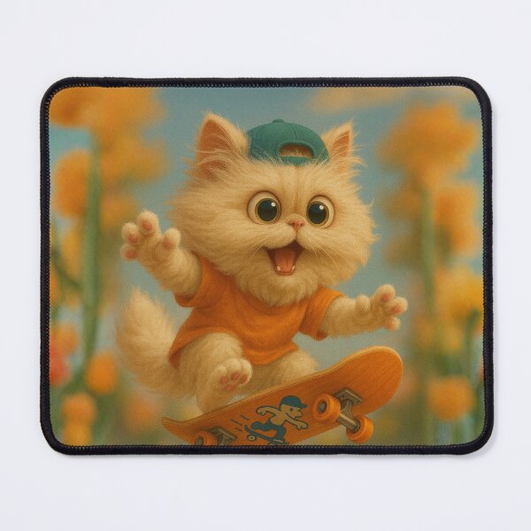 Item preview, Skater Persian Cat designed and sold by Sillytoe.