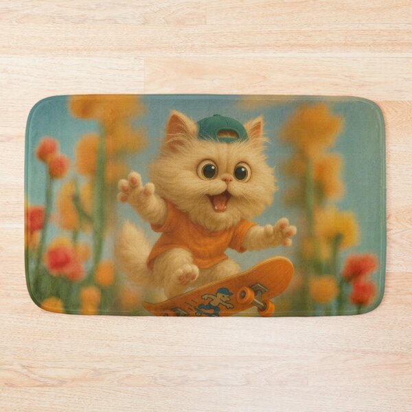 Item preview, Skater Persian Cat designed and sold by Sillytoe.