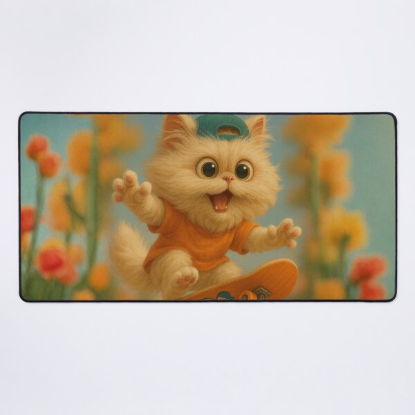 Item preview, Skater Persian Cat designed and sold by Sillytoe.
