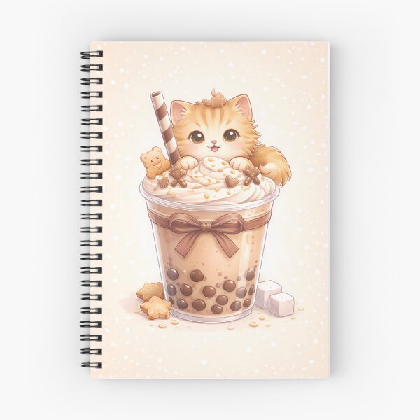 Item preview, Bubble Tea Snuggle Cat – Kawaii Boba Milk Tea Cat Aesthetic Phone Case designed and sold by CaseCanvasRafrica.