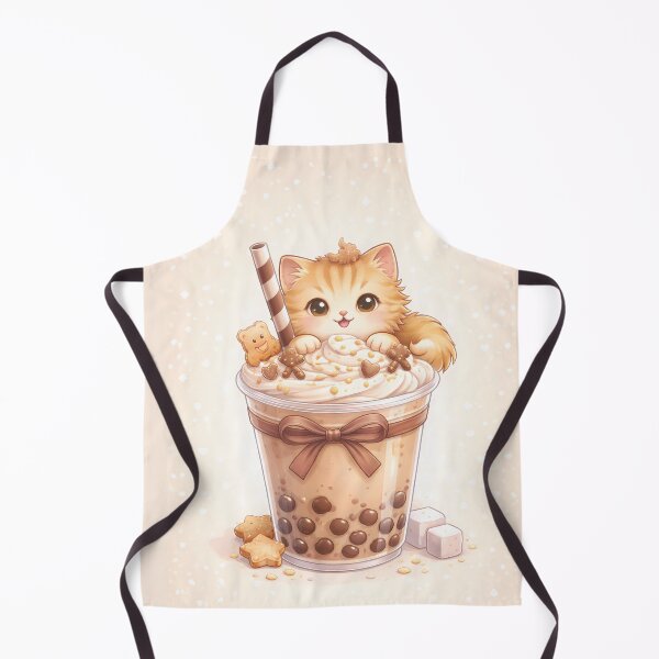 Item preview, Bubble Tea Snuggle Cat – Kawaii Boba Milk Tea Cat Aesthetic Phone Case designed and sold by CaseCanvasRafrica.