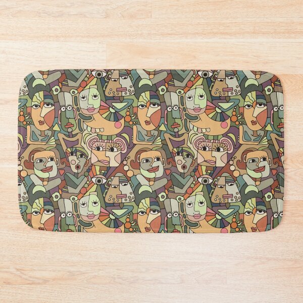 Item preview, Colorful Silly Faces designed and sold by Unhinged Heather.