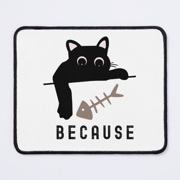 Item preview, cat with fish designed and sold by ErbilK.