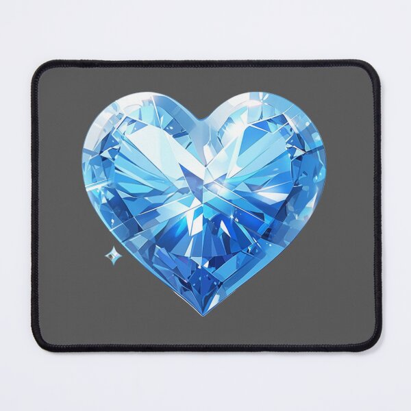 Item preview, Blue Diamond Crystal heart designed and sold by MendaciousMina.