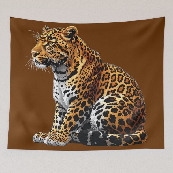 Item preview, Zen Leopard - sitting like a cat designed and sold by Alan-David.