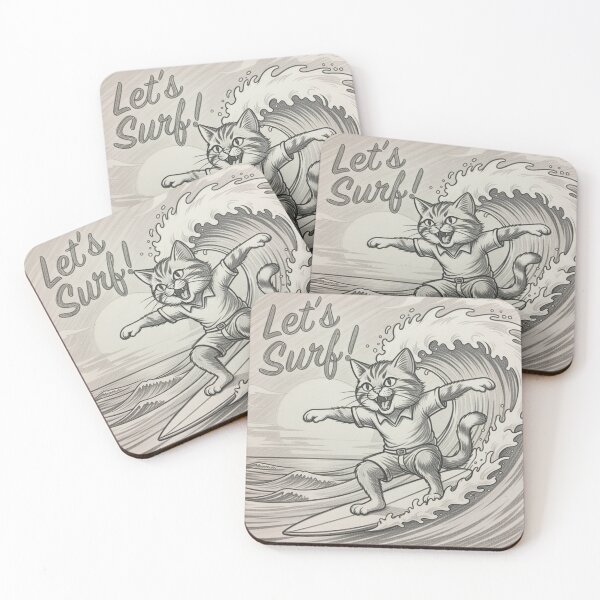 Item preview, Cat surf  designed and sold by UrbanView.