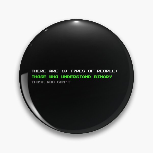 Item preview, There Are 10 Types of People Binary Math Humor designed and sold by vividlukas.