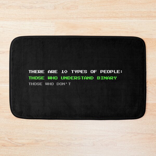 Item preview, There Are 10 Types of People Binary Math Humor designed and sold by vividlukas.