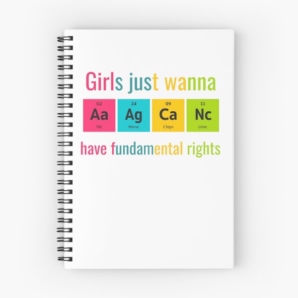 Item preview, Girls Just Wanna Have Fundamental Rights - Science Periodic Table designed and sold by TobiasLogic.