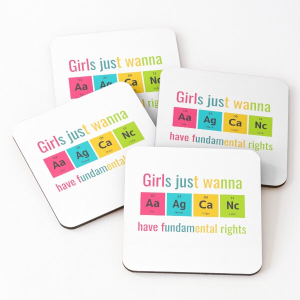Item preview, Girls Just Wanna Have Fundamental Rights - Science Periodic Table designed and sold by TobiasLogic.