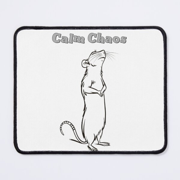 Item preview, Street Mouse Soft Chaos Collection – Calm Chaos Cute Dark Rat Meme designed and sold by MiraLumeStudio.