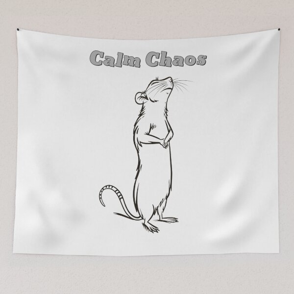Item preview, Street Mouse Soft Chaos Collection – Calm Chaos Cute Dark Rat Meme designed and sold by MiraLumeStudio.