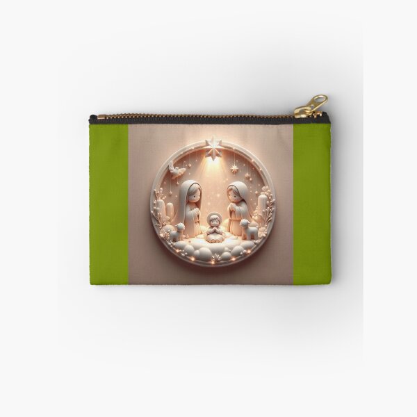 Item preview, Jesus, Savior of His People – Cute 3D Nativity Grace Label  designed and sold by PaintMeWorld.