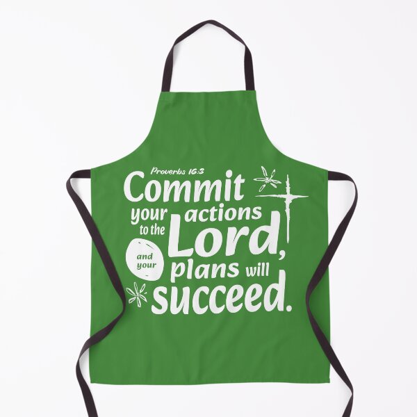 Item preview, Proverbs 16:3 white lettering designed and sold by rejoice-art.