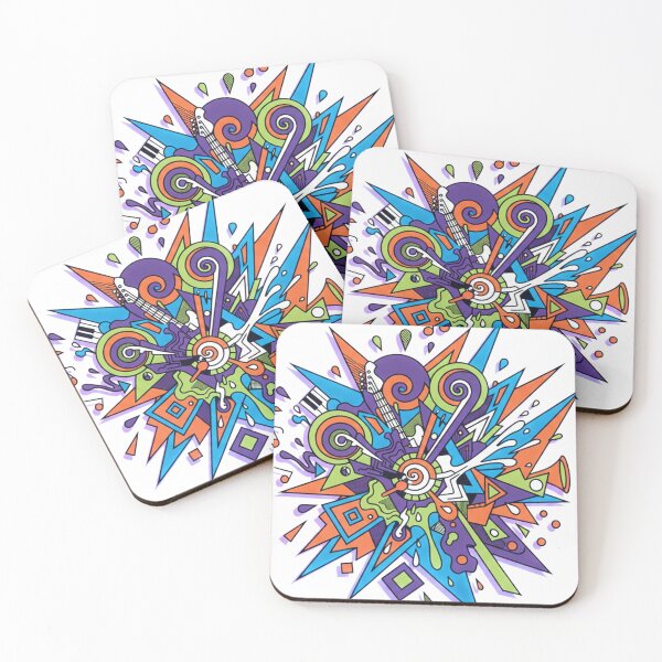 Item preview, Neon Harmonic Explosion designed and sold by Guryl Michal Designs.