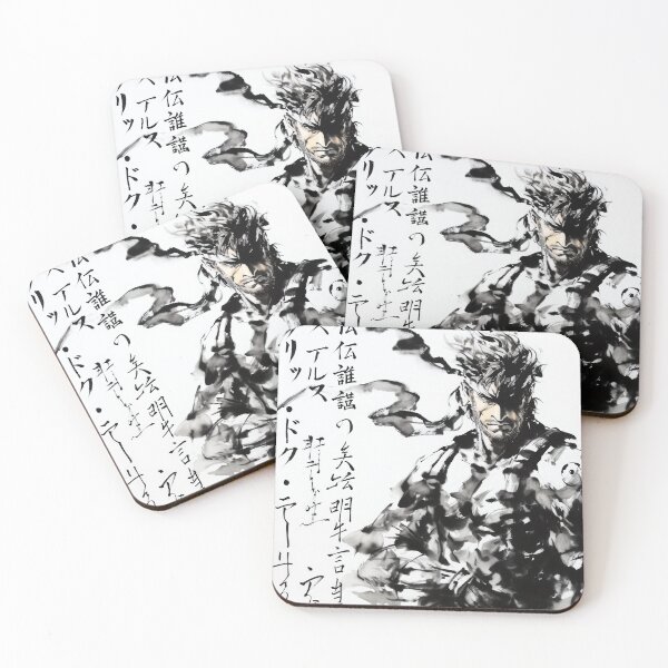 Item preview, Solid Snake Sumi-e designed and sold by AnimeArsenalPrints.