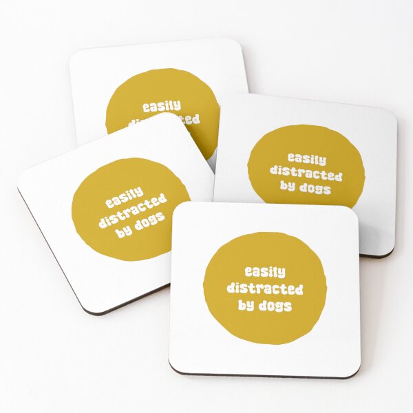 Item preview, EASILY DISTRACTED BY DOGS.  designed and sold by thehappyintrovert .