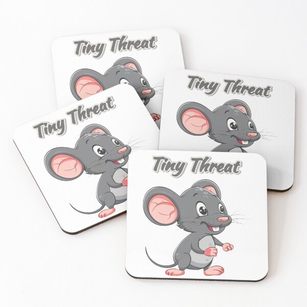 Item preview, Street Mouse Soft Chaos Collection – Tiny Threat Sarcastic Cute Rat Meme Art designed and sold by MiraLumeStudio.