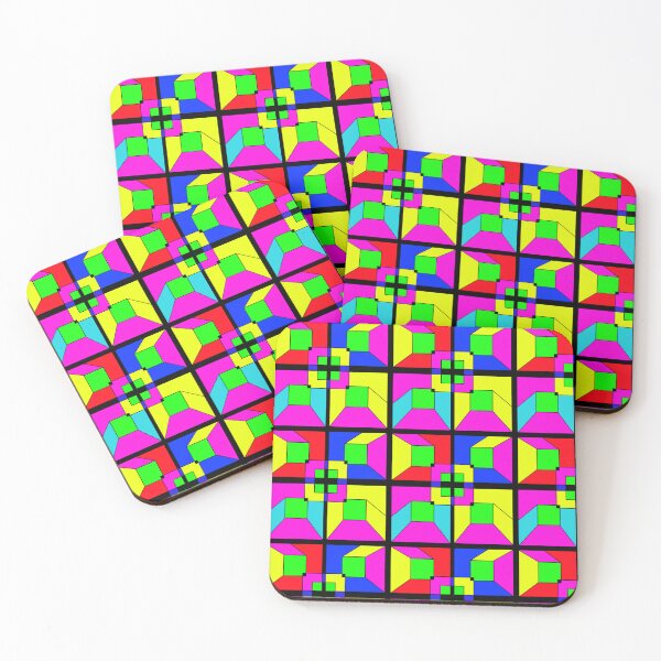 Item preview, Neon vibrant colors Abstract Pattern 1 designed and sold by TomelaGio.