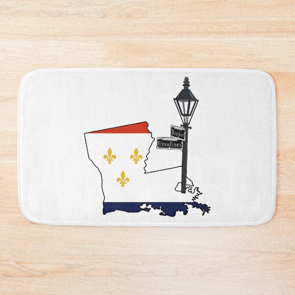Item preview, New Orleans Cool Map USA Mardi Gras designed and sold by shopdiego.