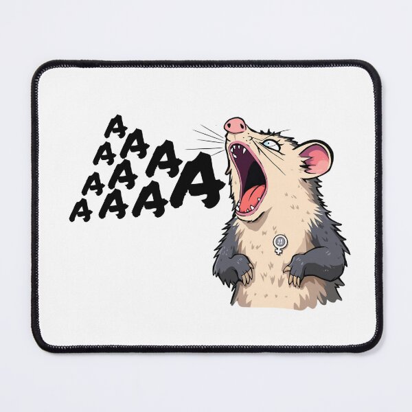 Item preview, Screaming Opossum Feminist - Chaotic Feral Energy designed and sold by TobiasLogic.