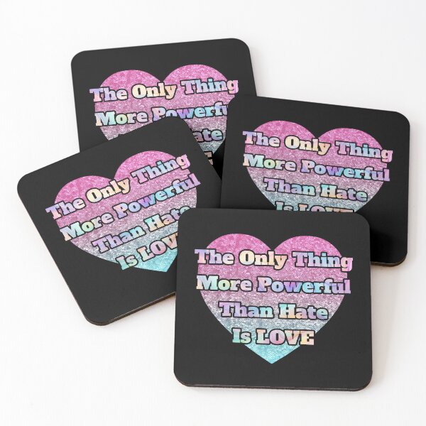 Item preview, The Only Thing More Powerful Than Hate Is Love designed and sold by SaltCraft.