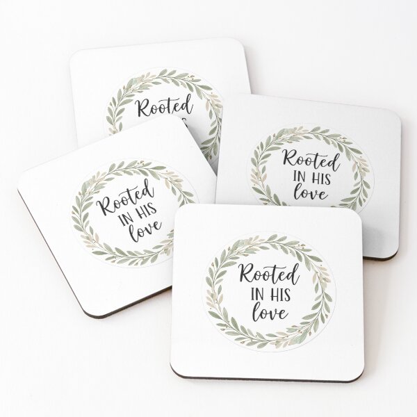 Item preview, Rooted in His Love Christian Floral Sticker designed and sold by Illustrated Faith.