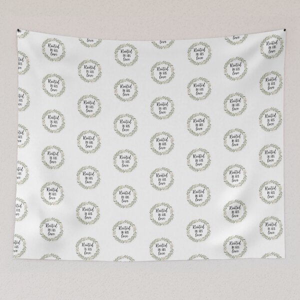 Item preview, Rooted in His Love Christian Floral Sticker designed and sold by Illustrated Faith.