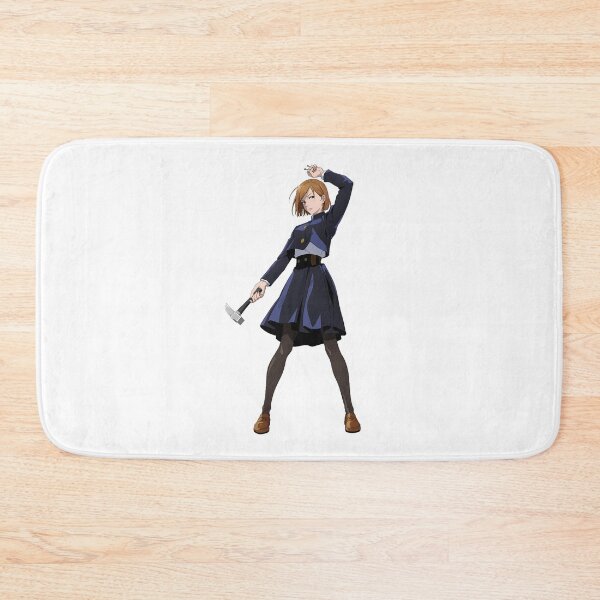 Item preview, Eye‑Patch Anime Heroine with Hammer in Dark Uniform designed and sold by lamiarte.