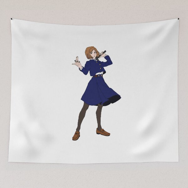 Item preview, Eye‑Patch Anime Heroine with Hammer in Dark Uniform designed and sold by lamiarte.