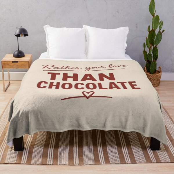 Item preview, Rather Your Love Than Chocolate beige TTM designed and sold by Capri Valentine Bootik.