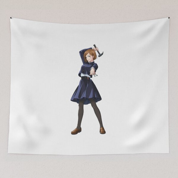 Item preview, Eye‑Patch Anime Heroine with Hammer in Dark Uniform designed and sold by lamiarte.