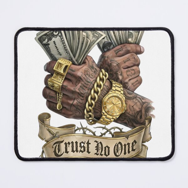 Item preview, Tattoo Hands Graphic, Streetwear Design Trust No One designed and sold by zvalente.