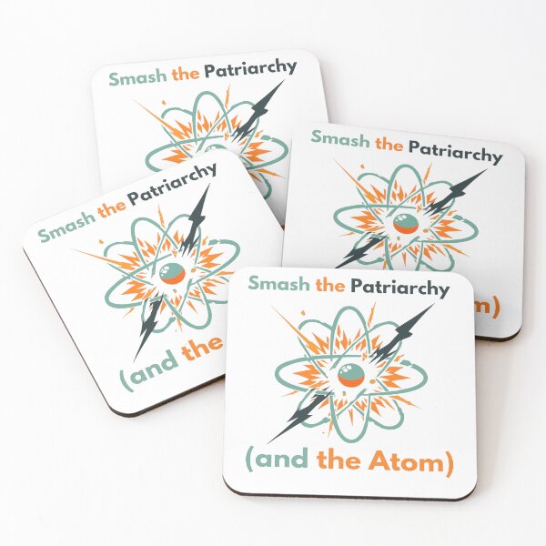 Item preview, Smash The Patriarchy And The Atom - Women In STEM Science designed and sold by TobiasLogic.