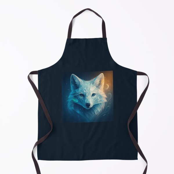 Item preview, Arctic Wolf Art – Arctic Spirit in Crystal Geometry designed and sold by GeoWild Designs.