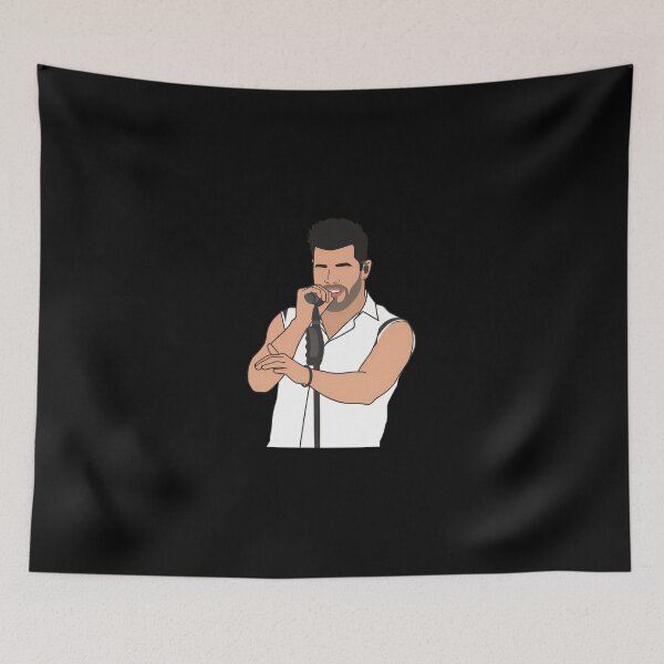 Item preview, Ricky Martin Illustration designed and sold by dsxclothing.