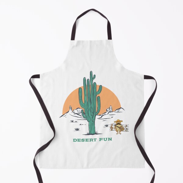 Item preview, “Desert Fun” Quote essential t-shirt with Retro Design of a Saguaro Cactus & Desert Sunset Cartoon AnimalPlaying a Guitar  designed and sold by MKTreasures.