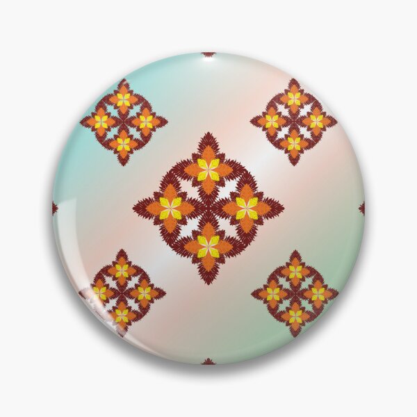 Item preview, Exquisite Crimson Thai Silk Embroidery Pattern designed and sold by OIL Pattern Design .