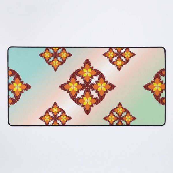 Item preview, Exquisite Crimson Thai Silk Embroidery Pattern designed and sold by OIL Pattern Design .